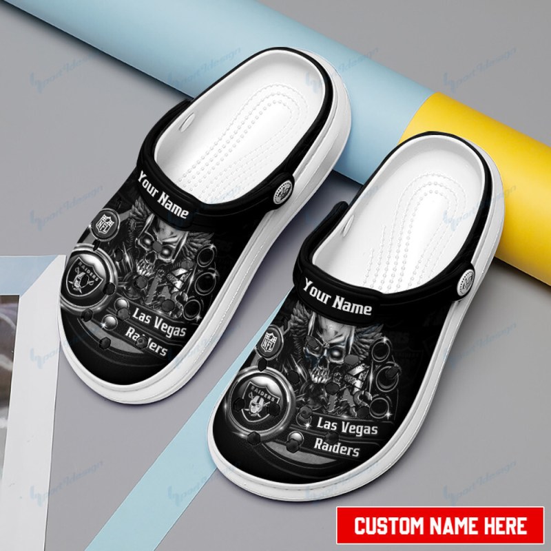 Las Vegas Raiders Personalized Limited Clog