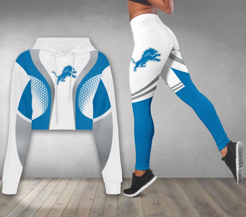 Detroit Lions Croptop Hoodie