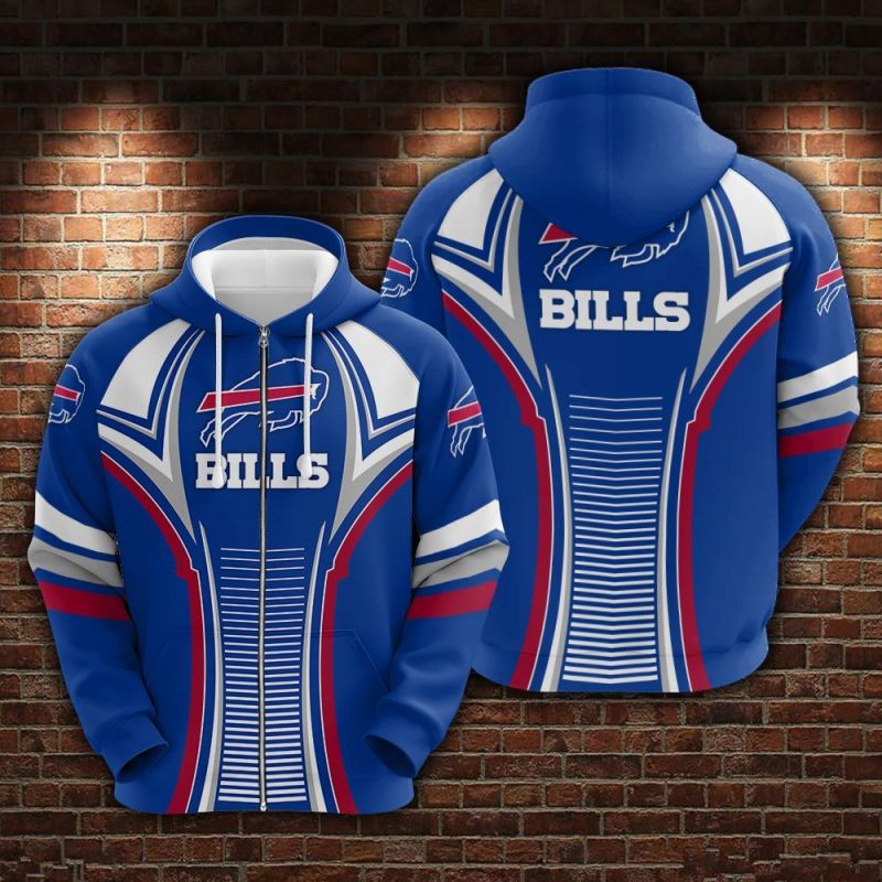 Buffalo Bills Hoodie Back View