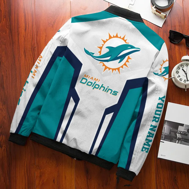 Miami Dolphins Bomber Jacket Style