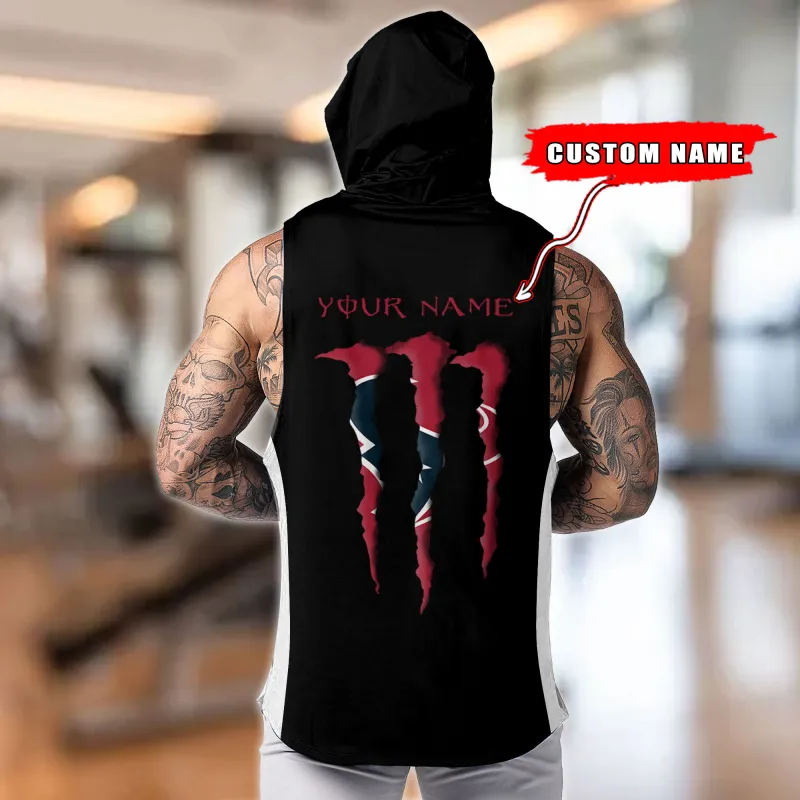 Houston Texans Hooded Tank Top Back View Alternative