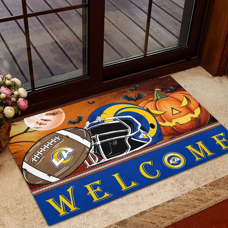 Los Angeles Rams Halloween Doormat