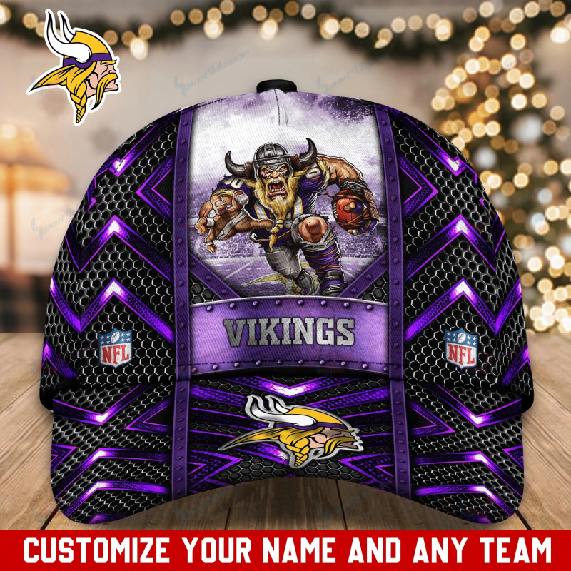 Minnesota Vikings Personalized Classic Cap