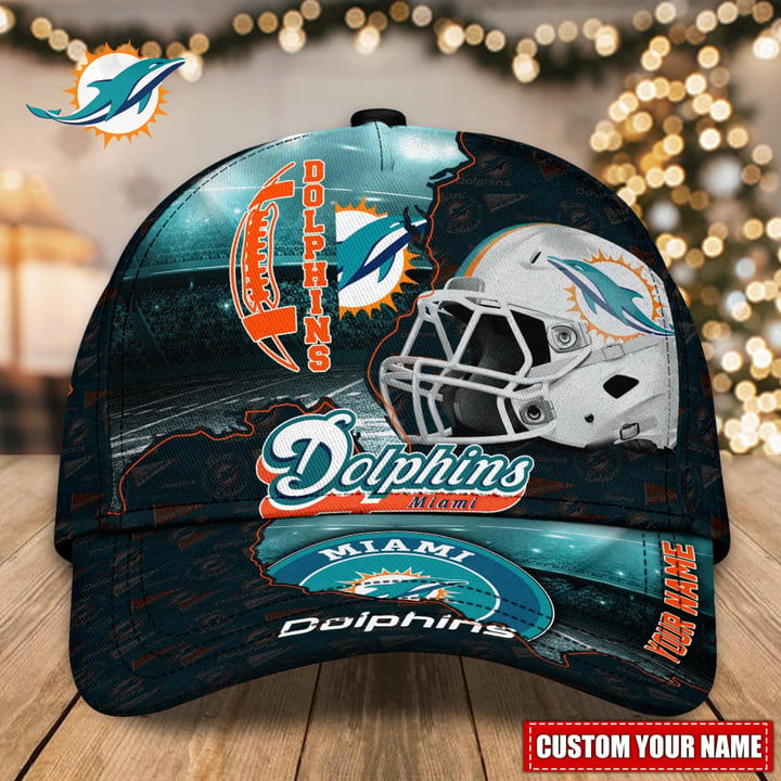 Miami Dolphins Personalized Classic Cap