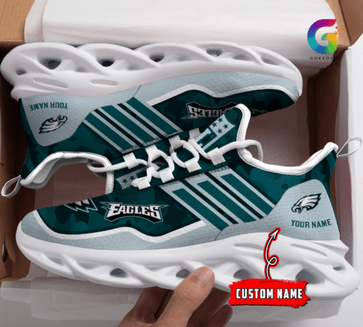 Philadelphia Eagles Personalized Yezy Running Sneakers