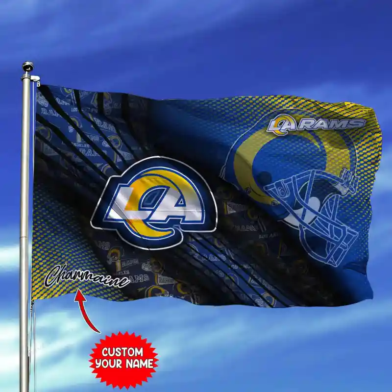 Los Angeles Rams Personalized Flag