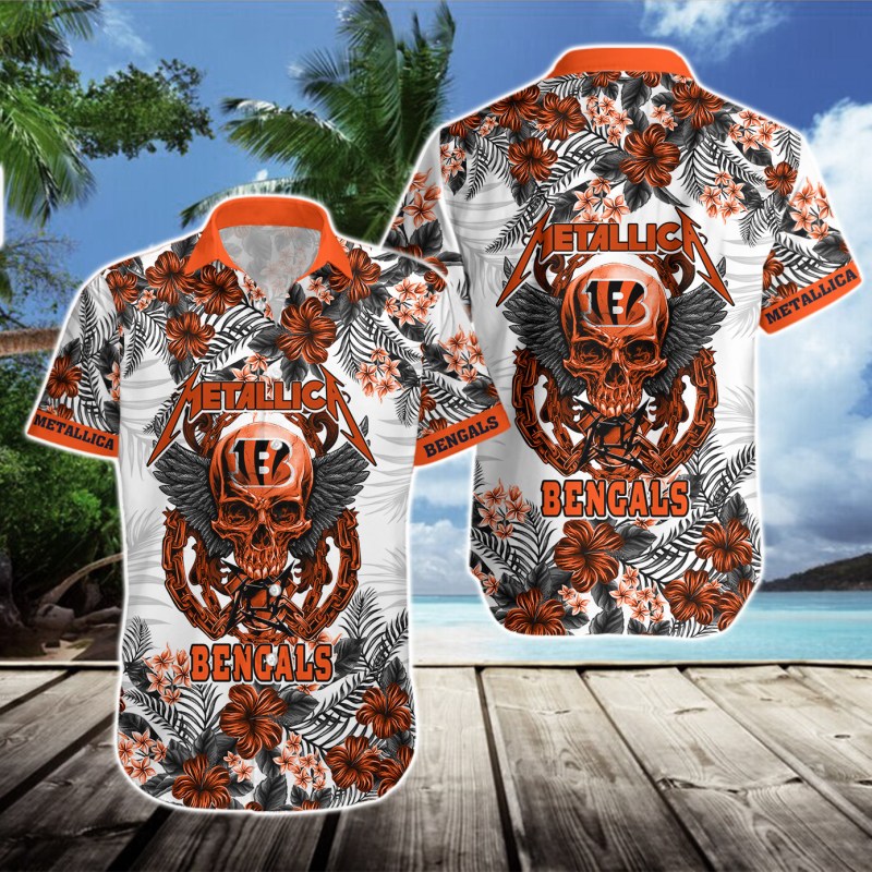Cincinnati Bengals Hawaii Shirt & Shorts