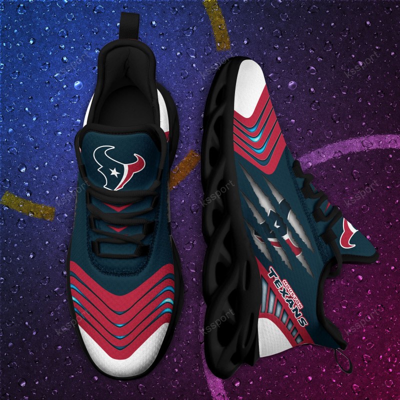 Houston Texans Yezy Running Sneakers Back View