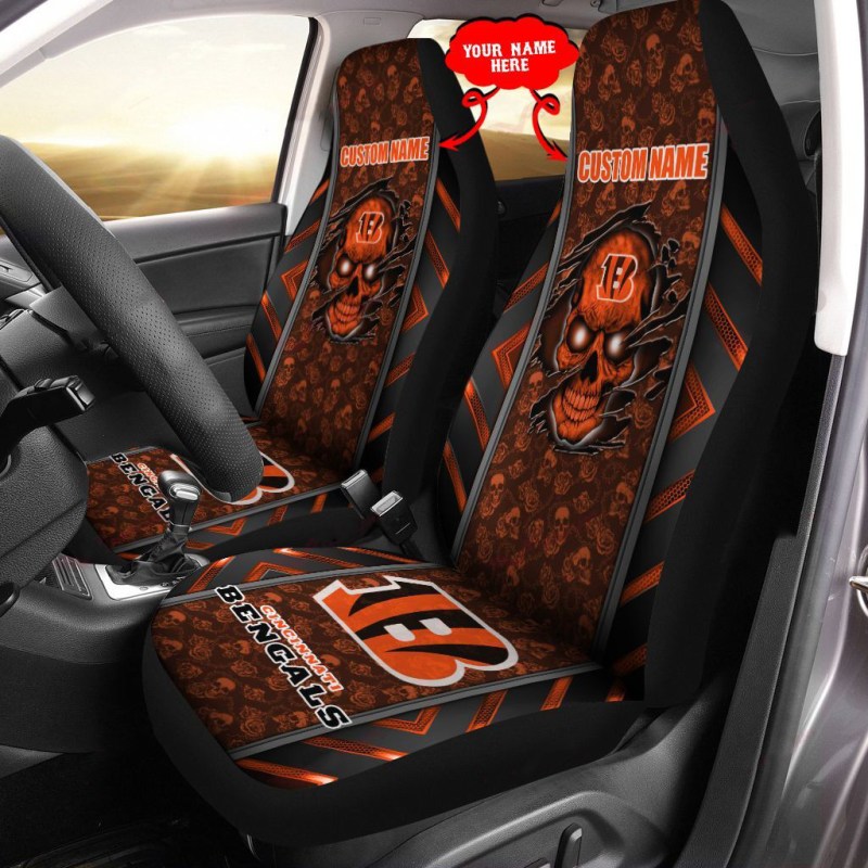 Cincinnati Bengals Personalized Car Seat Covers