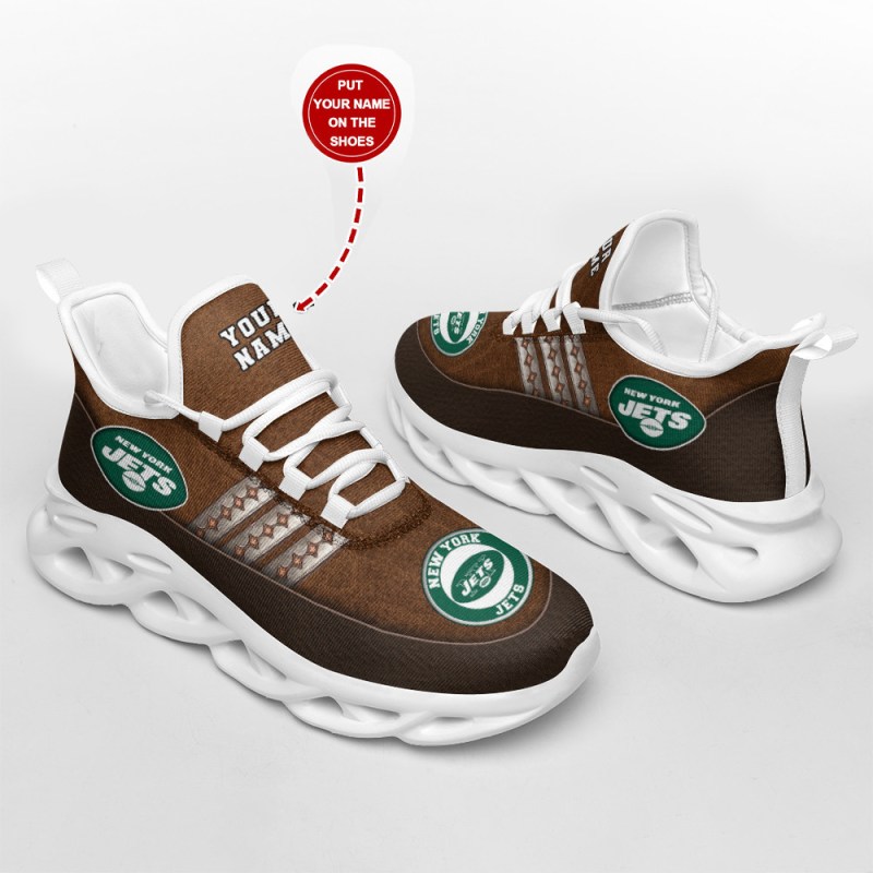 New York Jets Personalized Yezy Running Sneakers