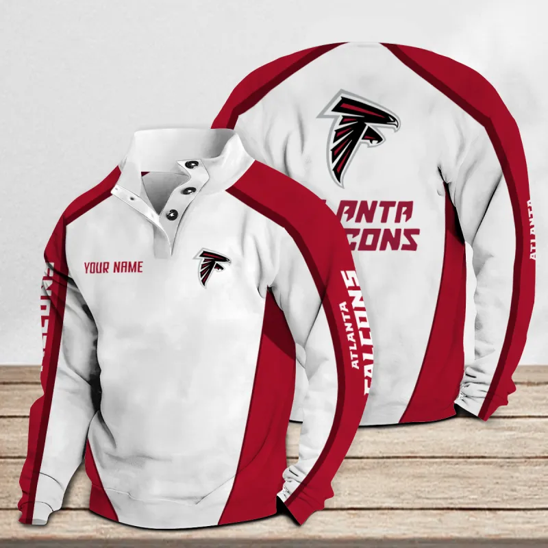 Atlanta Falcons Casual Stand Collar Sweatshirt