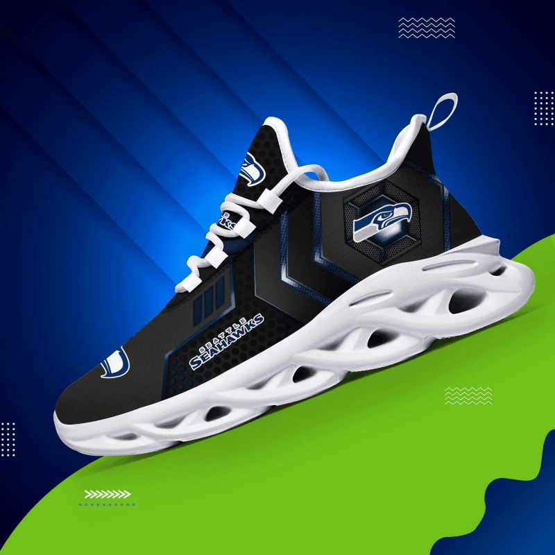 Seattle Seahawks Yezy Running Sneakers 192 5 Seattle Seahawks Yezy Running Sneakers 192