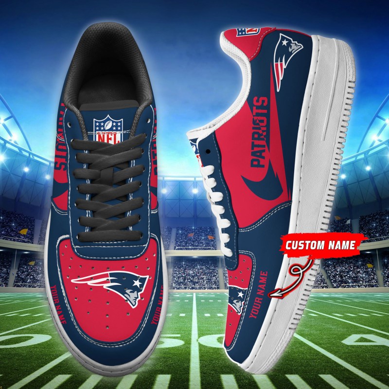 New England Patriots Personalized AF1 Shoes