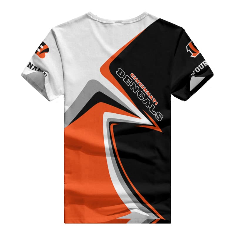 Cincinnati Bengals V-neck T-shirt - Styled