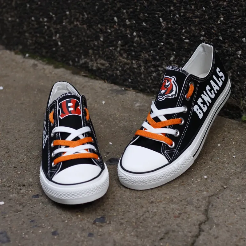 Cincinnati Bengals New Low Top Sneaker View 3