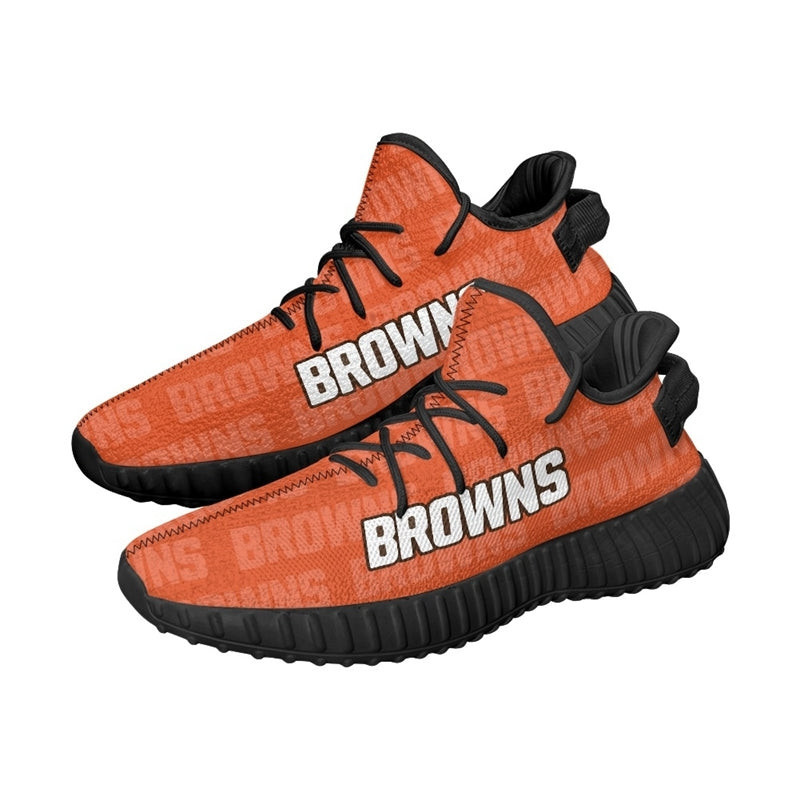 Cleveland Browns Yeezy Shoes Full View