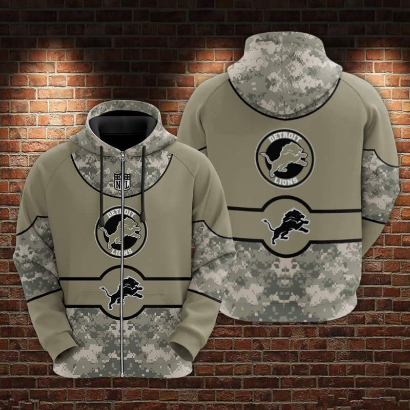 Detroit Lions Hoodie Detail