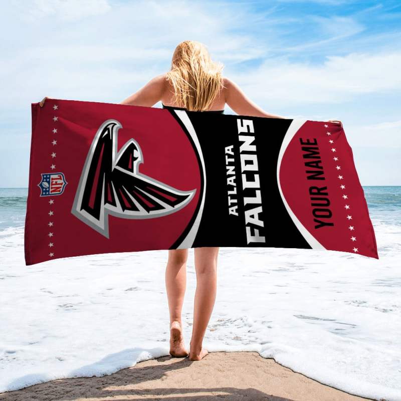 Atlanta Falcons Personalized Limited Edition Beach Towel