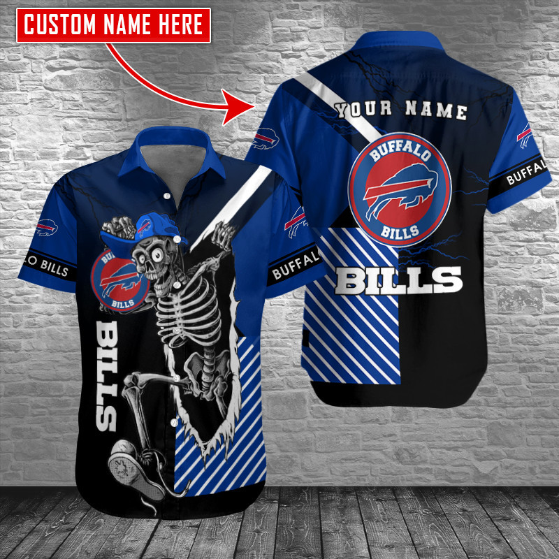 Sizing Chart for Buffalo Bills Personalized Button Shirt