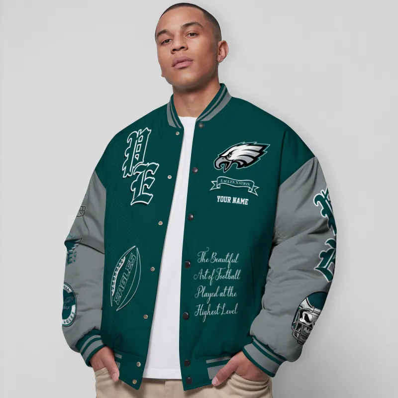 Philadelphia Eagles Varsity Jacket Image 5
