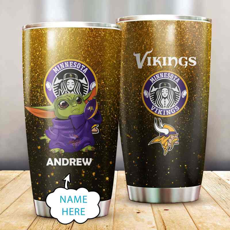 Minnesota Vikings Personalized Tumbler