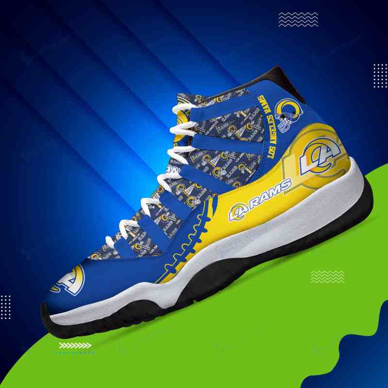 Los Angeles Rams AJD11 Sneakers in Action