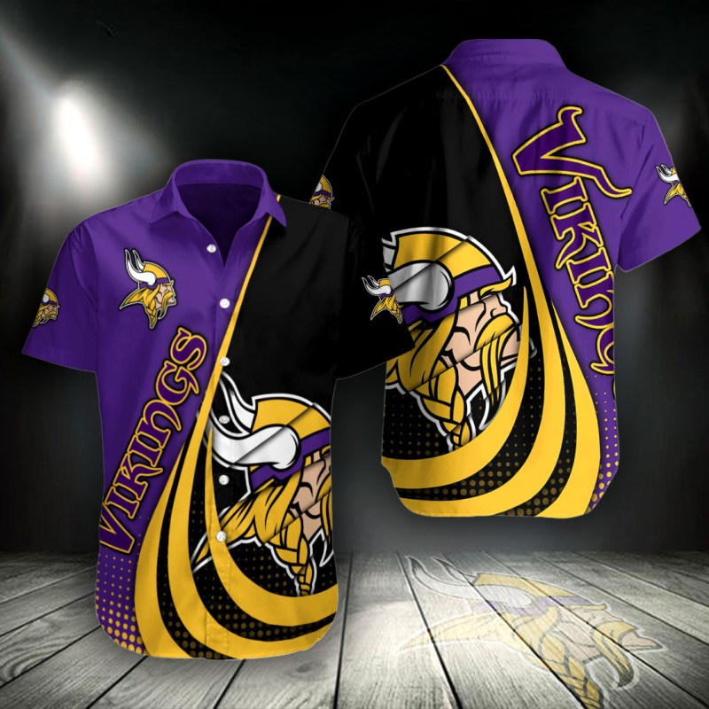 Minnesota Vikings Button Shirt Sizing Chart