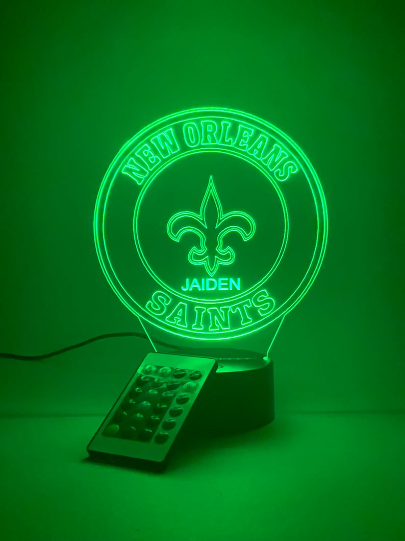 New Orleans Saints Fan Gear Lamp