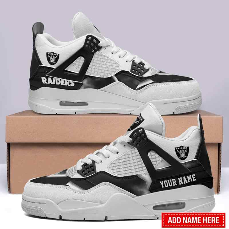 Las Vegas Raiders AJ4 Sneaker