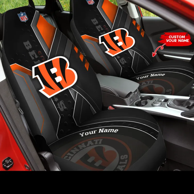 Cincinnati Bengals Personalized Car Seat Covers