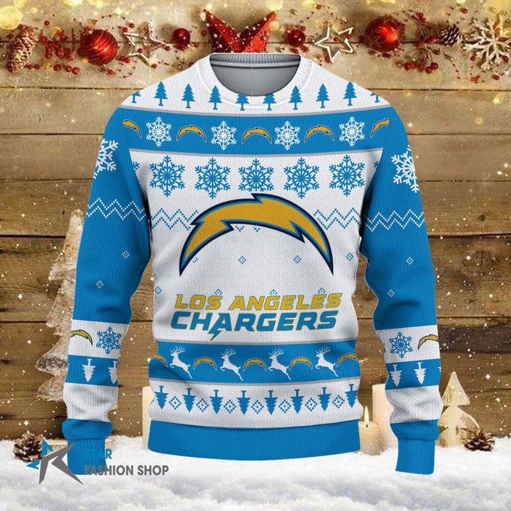 Los Angeles Chargers Woolen Sweater Design