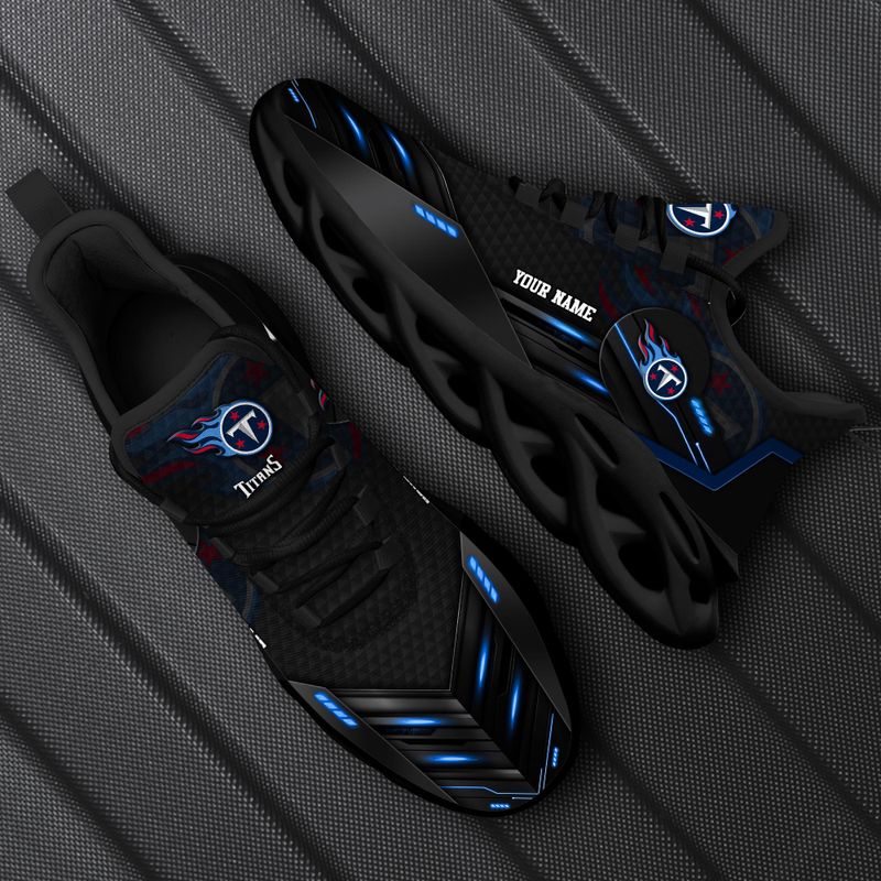 Tennessee Titans Personalized Sneakers Image 4