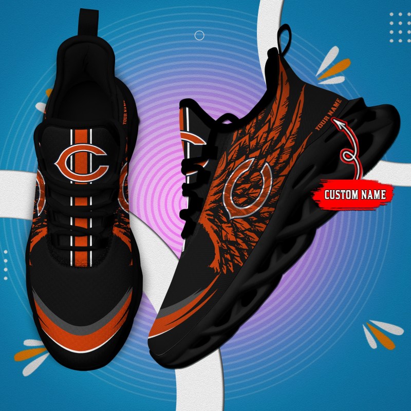 Personalized Yezy Sneakers for Chicago Bears Fans