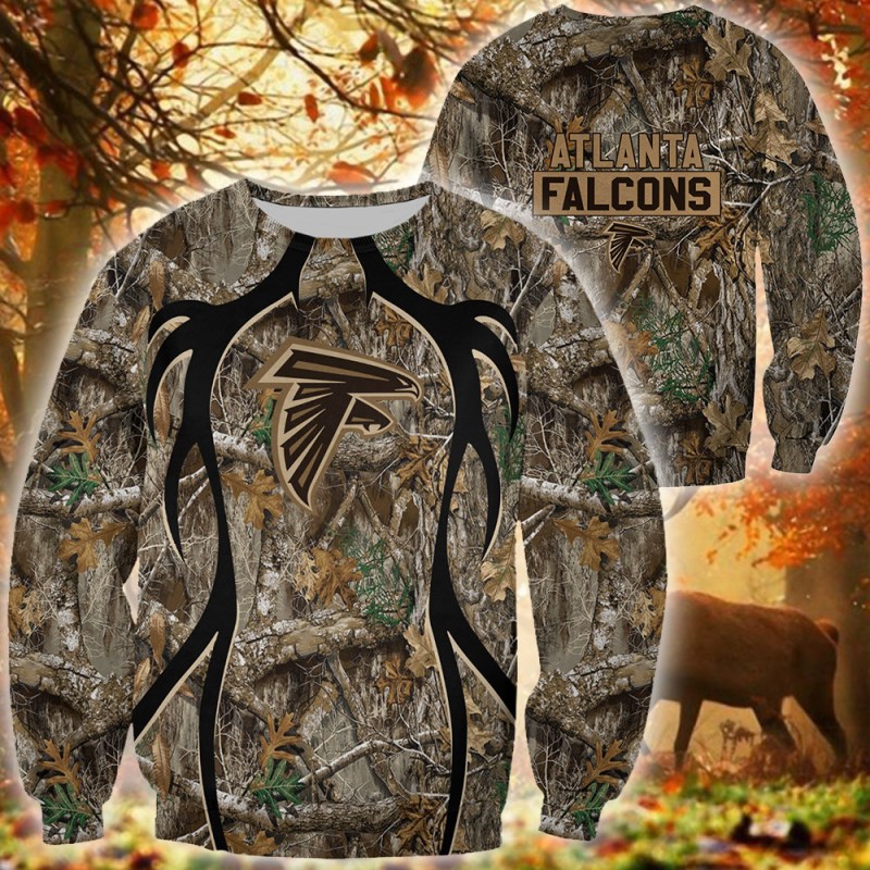 Atlanta Falcons Hoodie Sweatshirt - Back View