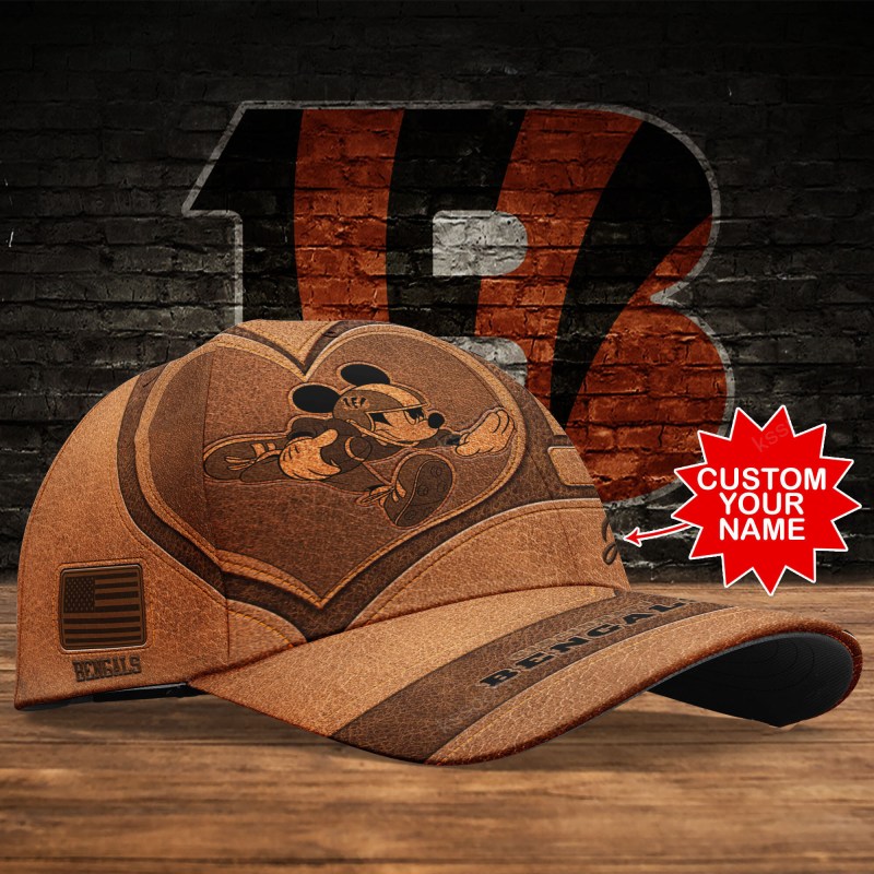Cincinnati Bengals Personalized Classic Cap Back View