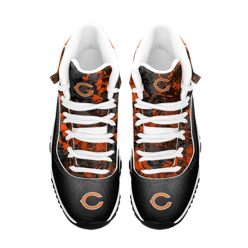 Chicago Bears Sneakers Side View