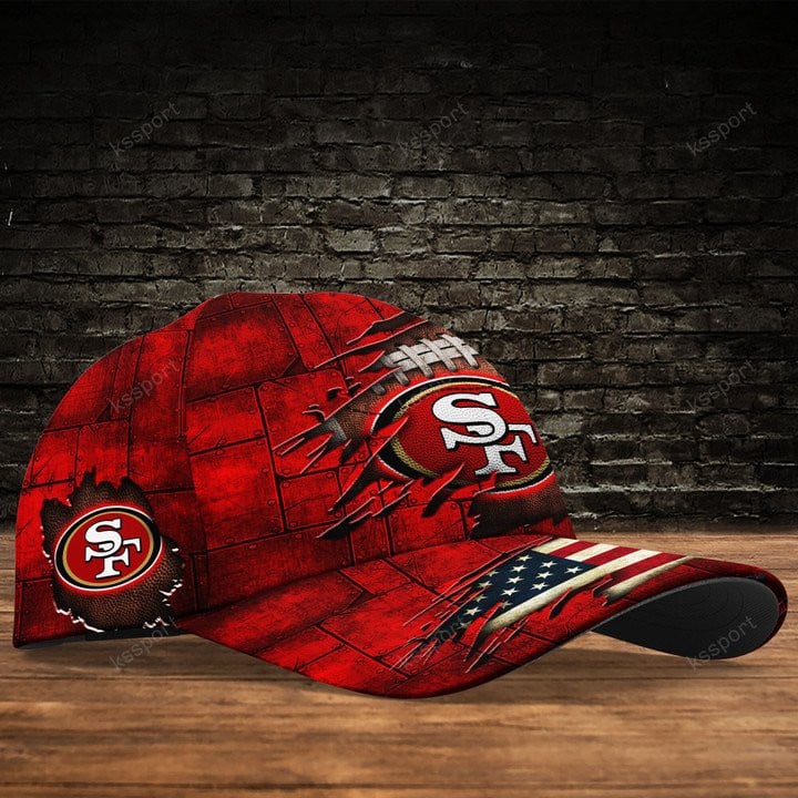 San Francisco 49ers Personalized Classic Cap Back View