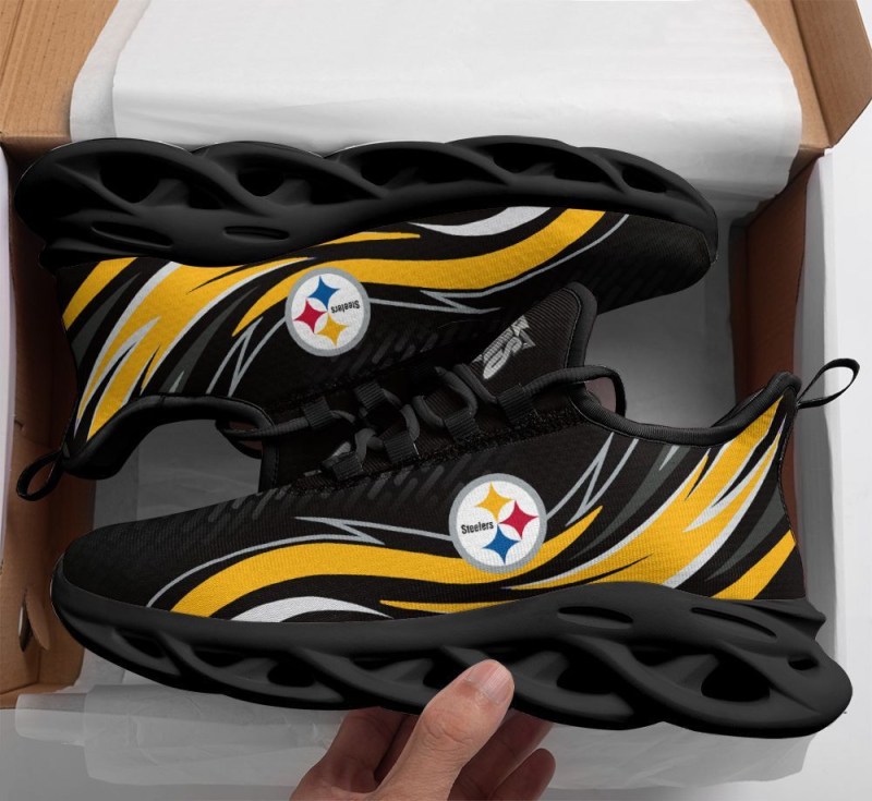 Pittsburgh Steelers Yezy Running Sneakers Image 3