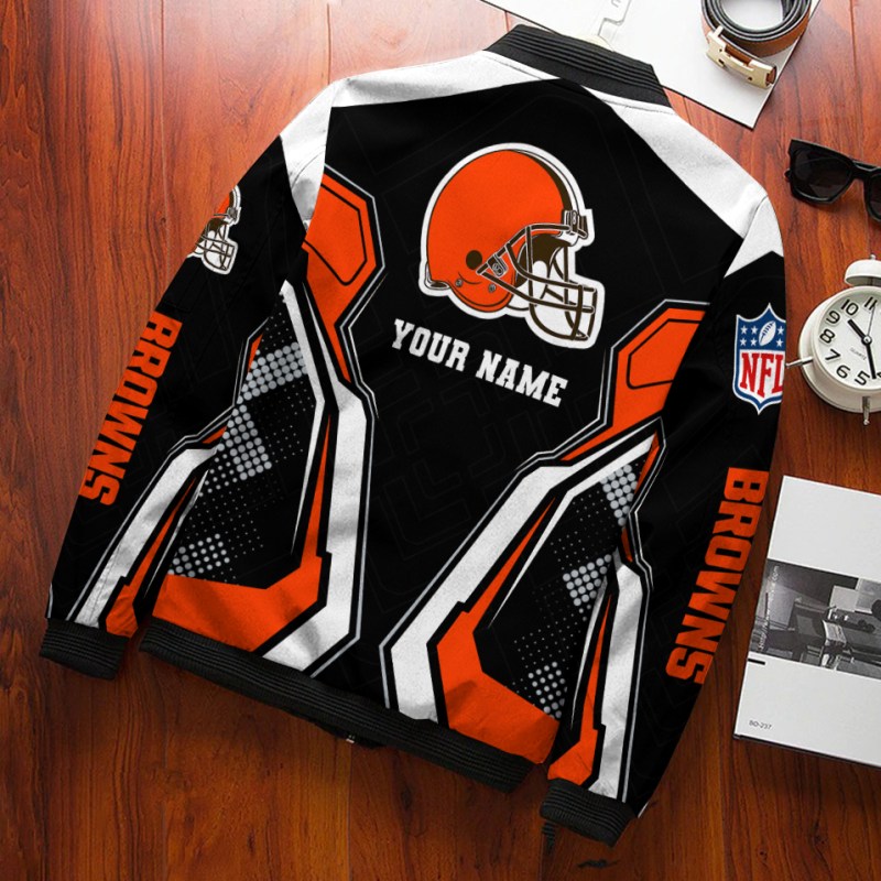 Cleveland Browns Bomber Jacket Image 3