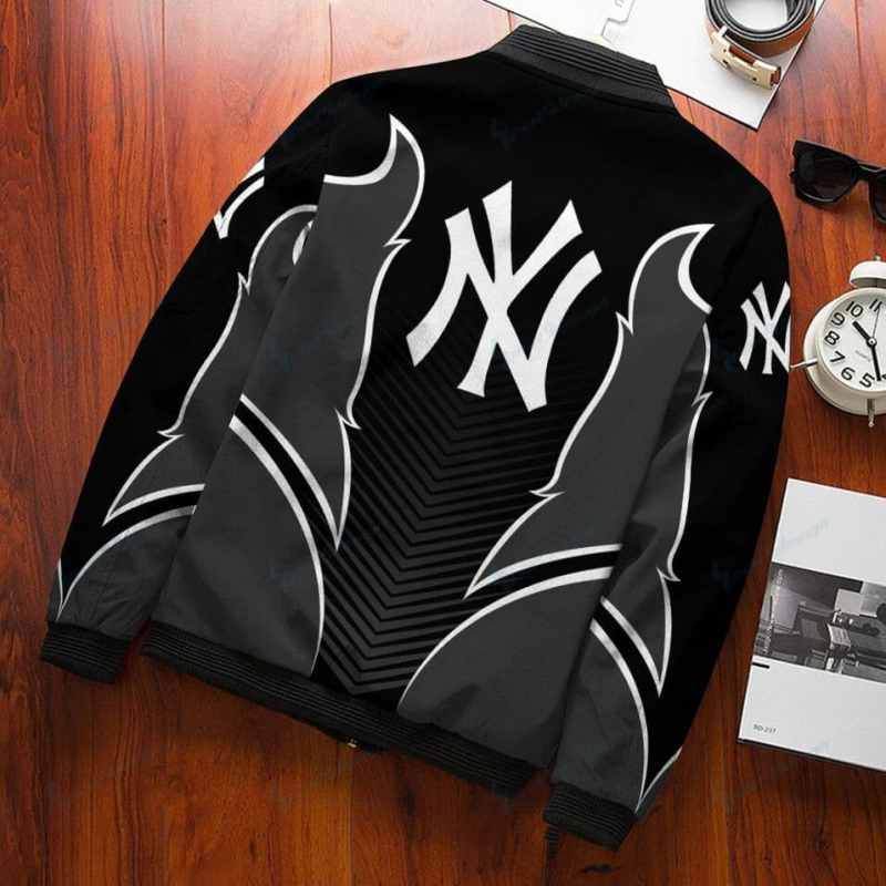 New York Yankees Bomber Jacket Back View