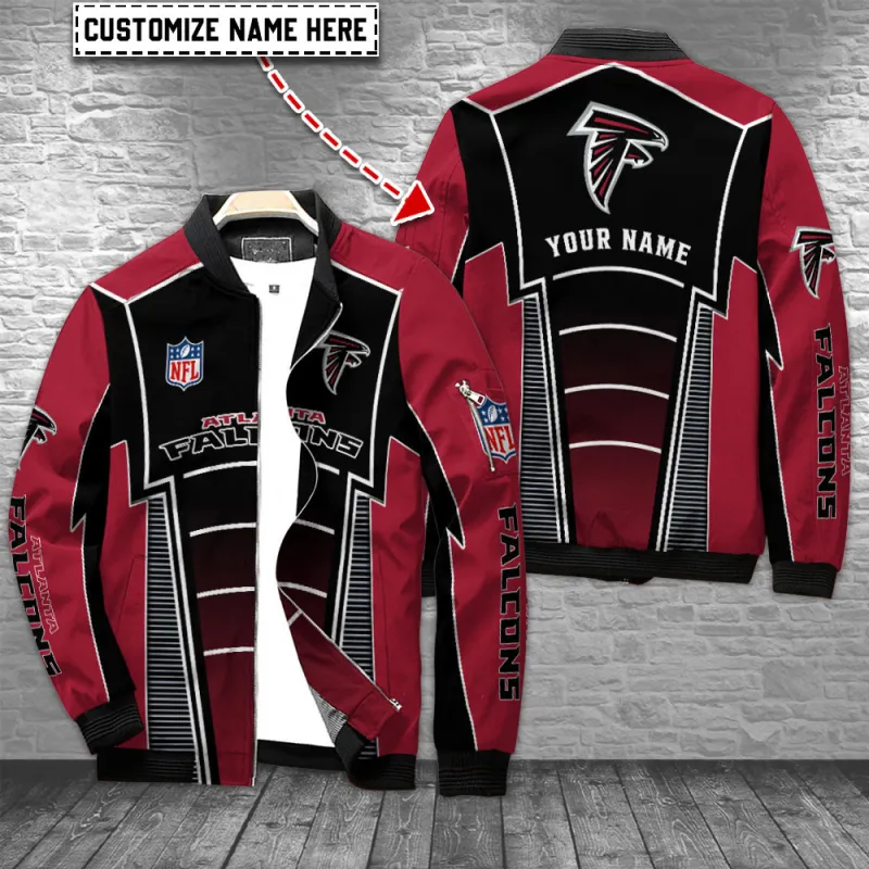 Atlanta Falcons Personalized Bomber Jacket