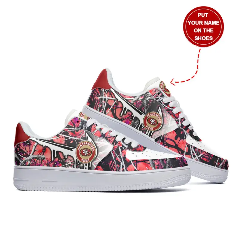 San Francisco 49ers Personalized AF1 Shoes