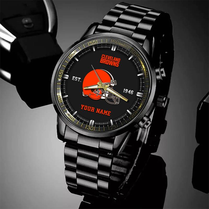 Cleveland Browns Black Fashion Watch