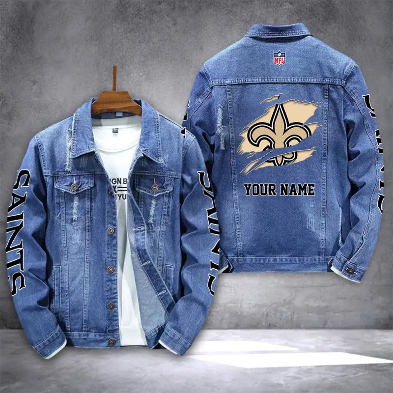 New Orleans Saints Denim Jacket