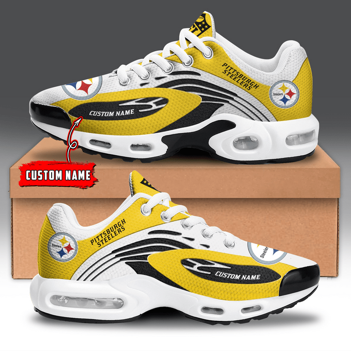 Pittsburgh Steelers Personalized Plus T-N Youth Sneakers
