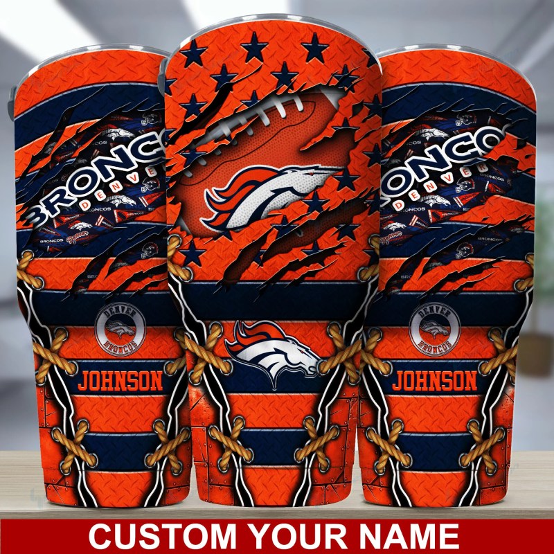 Denver Broncos Personalized Tumbler