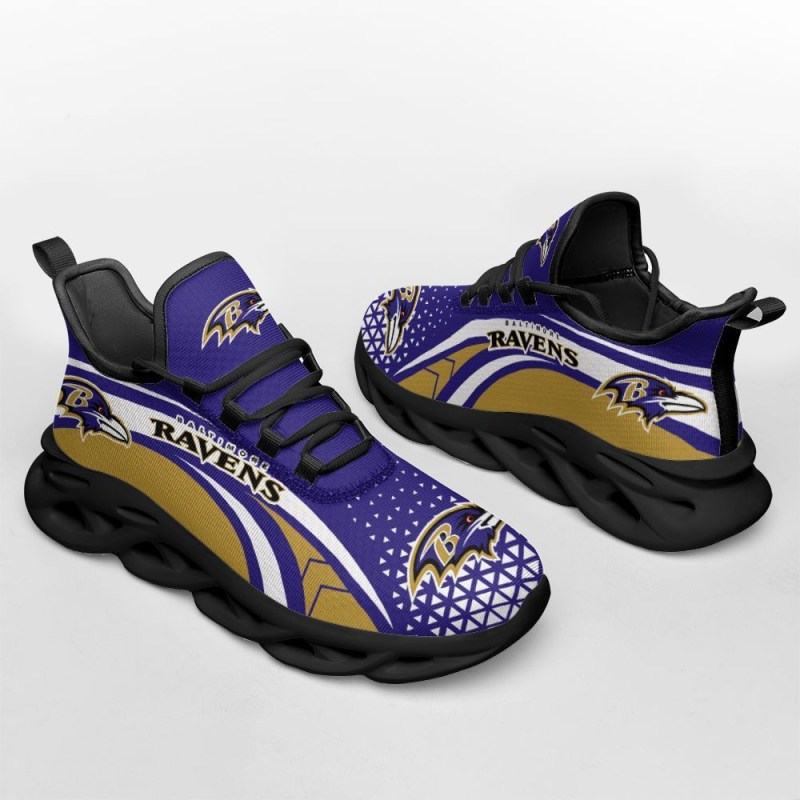 Baltimore Ravens Yezy Running Sneakers
