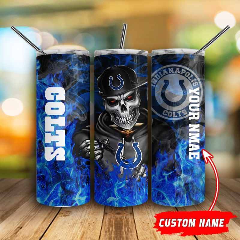 Indianapolis Colts Glitter Tumbler