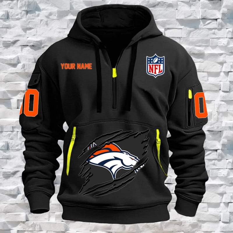 Denver Broncos Hoodie Details