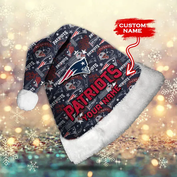New England Patriots Personalized Christmas Hat